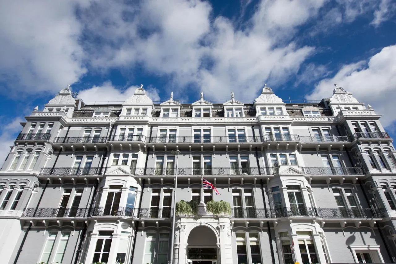 Grand Victorian façade of The Ampersand Hotel in South Kensington, London